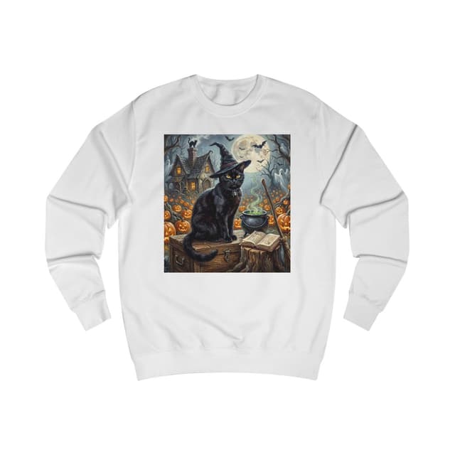 A Halloween pet painting on a hoodie